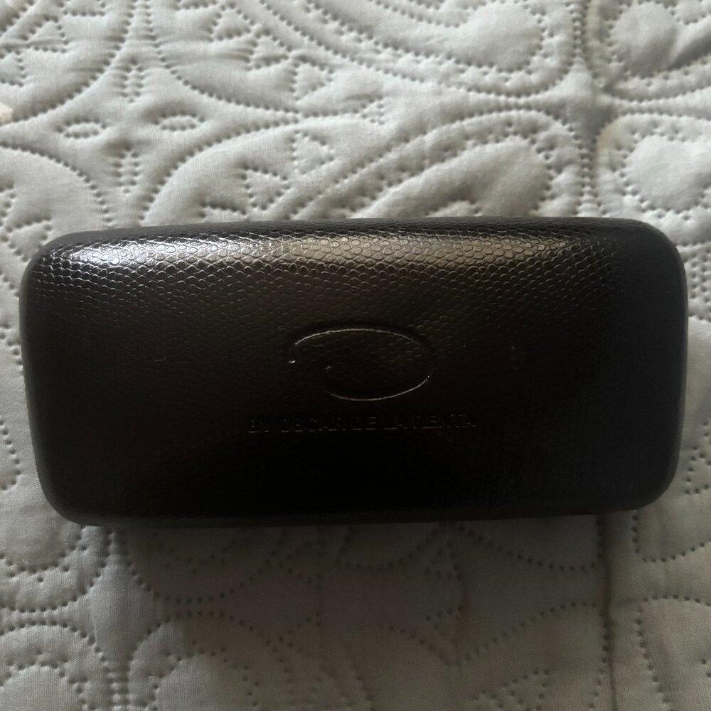 Oscar De la Renta Black Hard Shell Sunglass, Eyeglass  Hinged Case